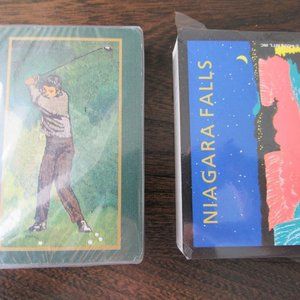 2 Vintage Decks Playing Cards